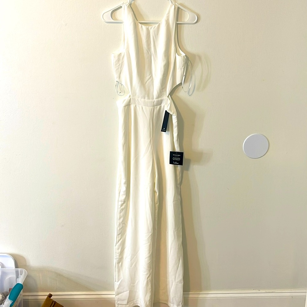 Lulus White Jumpsuit NWT